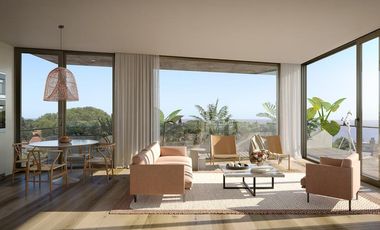 Departamento 2 ambientes - Vista panoramica al rio - Cochera y baulera