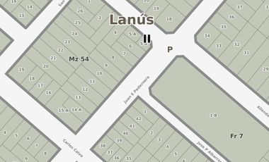 Lote 303m2 en Lanús Este