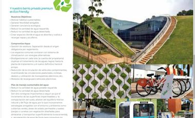 Terreno en  Barrio Privado Developer Aqua