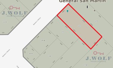 Terreno en General San Martin