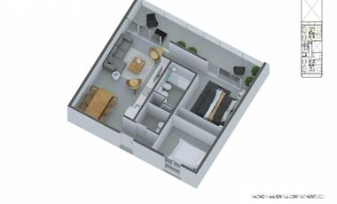 Venta de departamento 3 ambientes en Sarandi