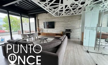 Loft Amueblado con Balcón en Renta en Av. Revolución