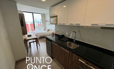 Loft Amueblado con Balcón en Renta en Av. Revolución