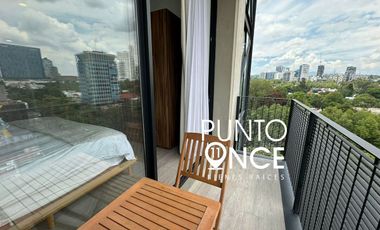 Loft Amueblado con Balcón en Renta en Av. Revolución