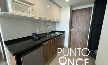 Loft Amueblado con Balcón en Renta en Av. Revolución