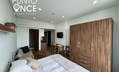 Loft Amueblado con Balcón en Renta en Av. Revolución