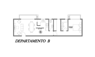 Departamento 3 ambientes a estrenar. Vicente López .
