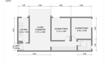 Departamento 3 Ambientes