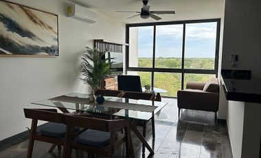 RENTA DE DEPARTAMENTO AMUEBLDO CON AMENIDADES,CONKAL,YUCATAN
