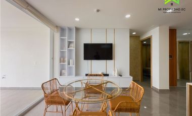 DEPARTAMENTO AMOBLADO 2 DORM VISTA Y ACCESO AL MAR, MARINA BLUE MANTA