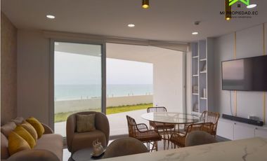 DEPARTAMENTO AMOBLADO 2 DORM VISTA Y ACCESO AL MAR, MARINA BLUE MANTA