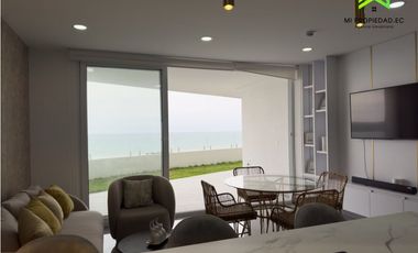 DEPARTAMENTO AMOBLADO 2 DORM VISTA Y ACCESO AL MAR, MARINA BLUE MANTA