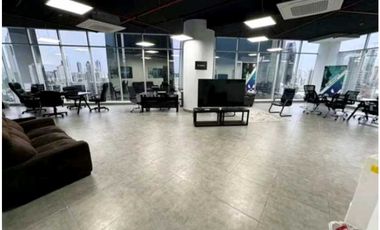 OFICINA EN CALLE 50 PH F&F .TOWERS AMOBLADA 145M2 A ESTRENAR