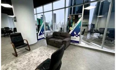 OFICINA EN CALLE 50 PH F&F .TOWERS AMOBLADA 145M2 A ESTRENAR