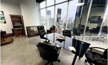 OFICINA EN CALLE 50 PH F&F .TOWERS AMOBLADA 145M2 A ESTRENAR