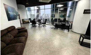 OFICINA EN CALLE 50 PH F&F .TOWERS AMOBLADA 145M2 A ESTRENAR