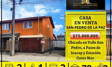SE VENDE CASA VALLE SAN PEDRO - SAN PEDRO DE LA PAZ