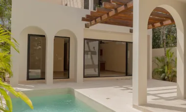 Casa de Campo en Venta en KAYBE, Tulum con Alberca y Jardín
