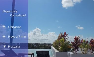 Departamento 1 Recamara con Alberca Privada en el Triangulo de Oro en Tulum