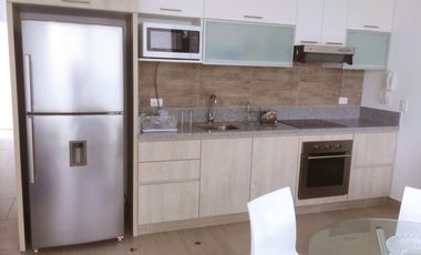Alquiler de Departamento Amoblado con Vista Lateral al Mar Condominio Ocean Reef, San Bartolo, 55m2