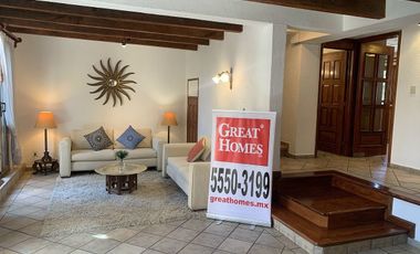 Casa en renta en Coyoacán en condominio amueblada