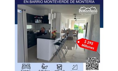 SE VENDE APARTAMENTO EN BARRIO MONTEVERDE DE MONTERA