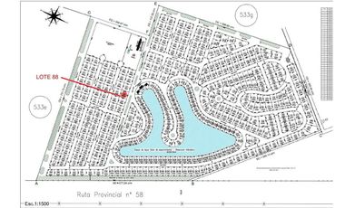 LOTE EN VENTA FINCAS DE SAN VICENTE SECTOR LAGUNA