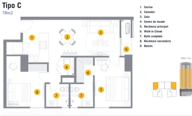 Departamento en venta en Monterrey Centro, Monterrey, Nuevo León