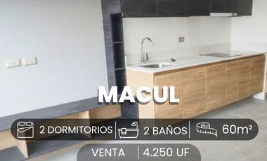 HERMOSO DEPARTAMENTO EN VENTA COMUNA MACUL