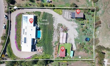 Venta moderna y amplia casa en parcela, 4h, 6B. Eficiente.