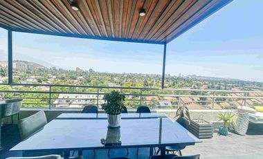 PENTHOUSE AMOBLADO  CON HOT TUB  Y PARRILLA - VITACURA