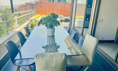 PENTHOUSE AMOBLADO  CON HOT TUB  Y PARRILLA - VITACURA