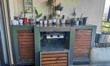 PENTHOUSE AMOBLADO  CON HOT TUB  Y PARRILLA - VITACURA