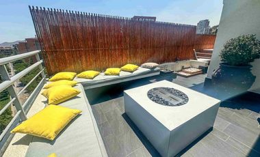 PENTHOUSE AMOBLADO  CON HOT TUB  Y PARRILLA - VITACURA