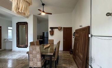 CASA AMUEBLADA EN RENTA A UNA CUADRA DEL MALECÓN DE PROGRESO, YUCATÁN