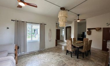 CASA AMUEBLADA EN RENTA A UNA CUADRA DEL MALECÓN DE PROGRESO, YUCATÁN