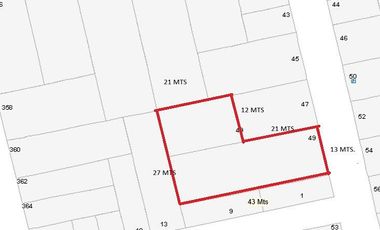 VENTA TERRENO EN LA COLONIA ROMA SUR