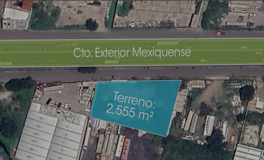 En Renta | Terreno Industrial | Tultitlan, Edomex | 2,555 m2