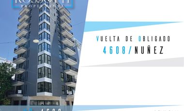 Exc. depto. de 2 amb. c/ balcón al frente - 44.13m2 - Nuñez