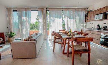 Roof Top 2BR  apartment in Tulum Pool+Gym+ BBQ