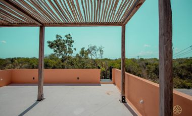 Roof Top 2BR  apartment in Tulum Pool+Gym+ BBQ