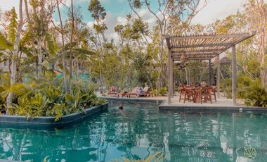 Roof Top 2BR  apartment in Tulum Pool+Gym+ BBQ
