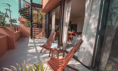 Roof Top 2BR  apartment in Tulum Pool+Gym+ BBQ