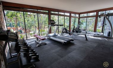 Roof Top 2BR  apartment in Tulum Pool+Gym+ BBQ