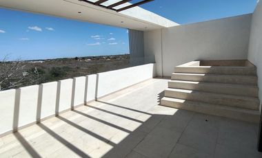 Penthouse amueblado en renta en Temozón Norte