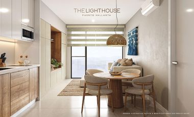 Departamento en venta en The Lighthouse Fluvial Vallarta | 2 recamaras ideal para renta