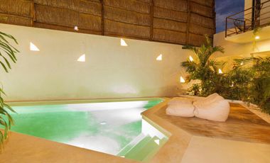 VENTA REMATE DEPARTAMENTO 1 RECAMARA SASKAB TULUM REGIÓN 15  ESCRITURA INMEDIATA