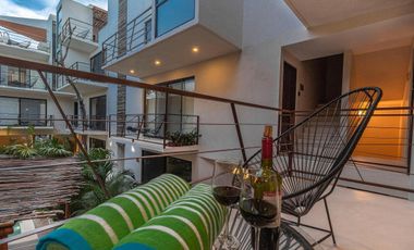 VENTA REMATE DEPARTAMENTO 1 RECAMARA SASKAB TULUM REGIÓN 15  ESCRITURA INMEDIATA