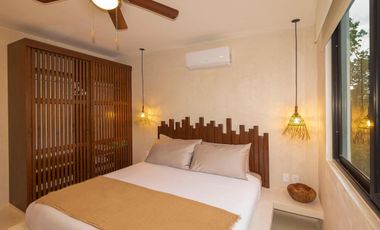 VENTA REMATE DEPARTAMENTO 1 RECAMARA SASKAB TULUM REGIÓN 15  ESCRITURA INMEDIATA
