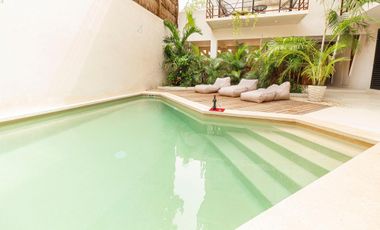 VENTA REMATE DEPARTAMENTO 1 RECAMARA SASKAB TULUM REGIÓN 15  ESCRITURA INMEDIATA